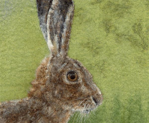 Felted Hare Picture Workshop