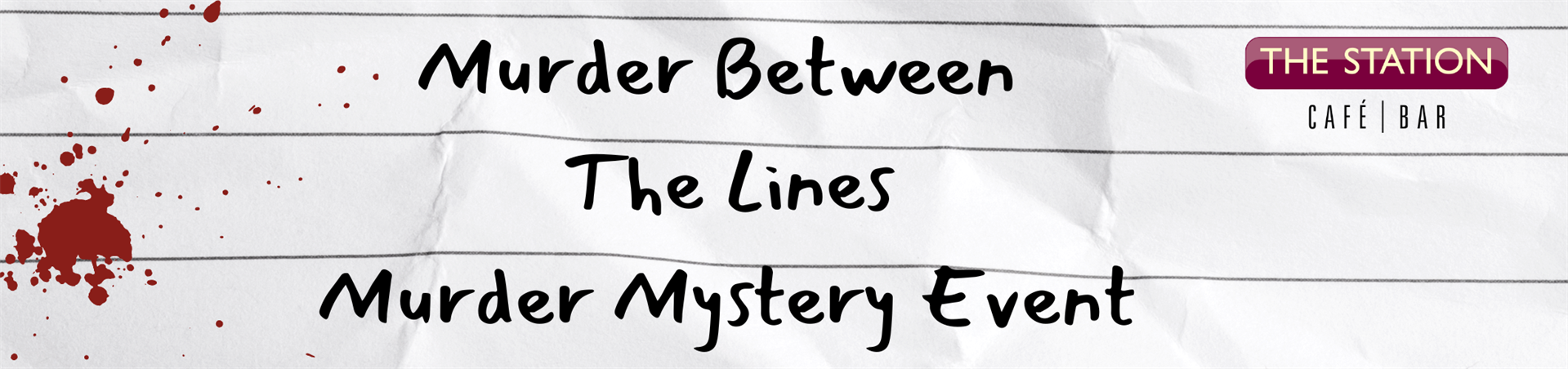 Murder Between The Lines - At The Station Cafe | Bar