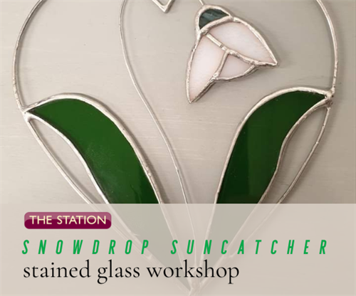 Snowdrop Suncatcher Stained Glass Workshop